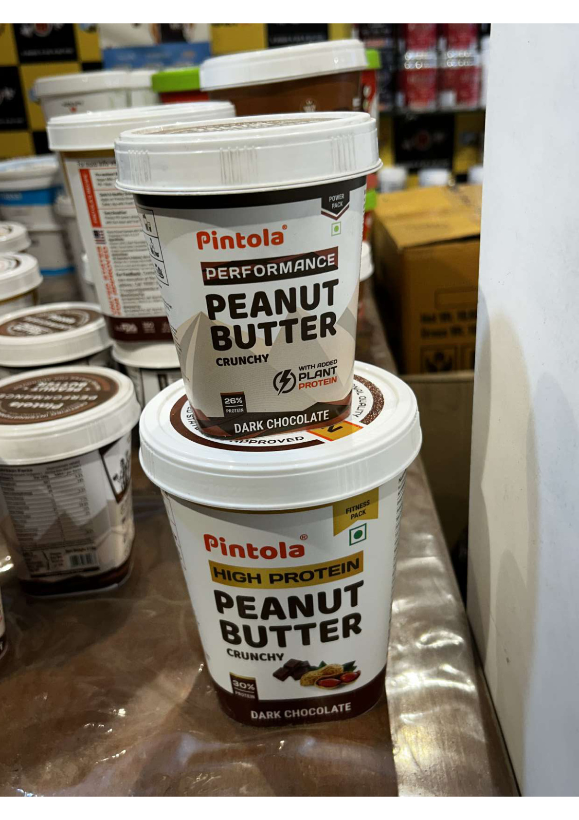 Pintola Performance Peanut Butter Crunchy Dark Chocolate